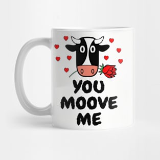 Romantic Cow Valentines Mug